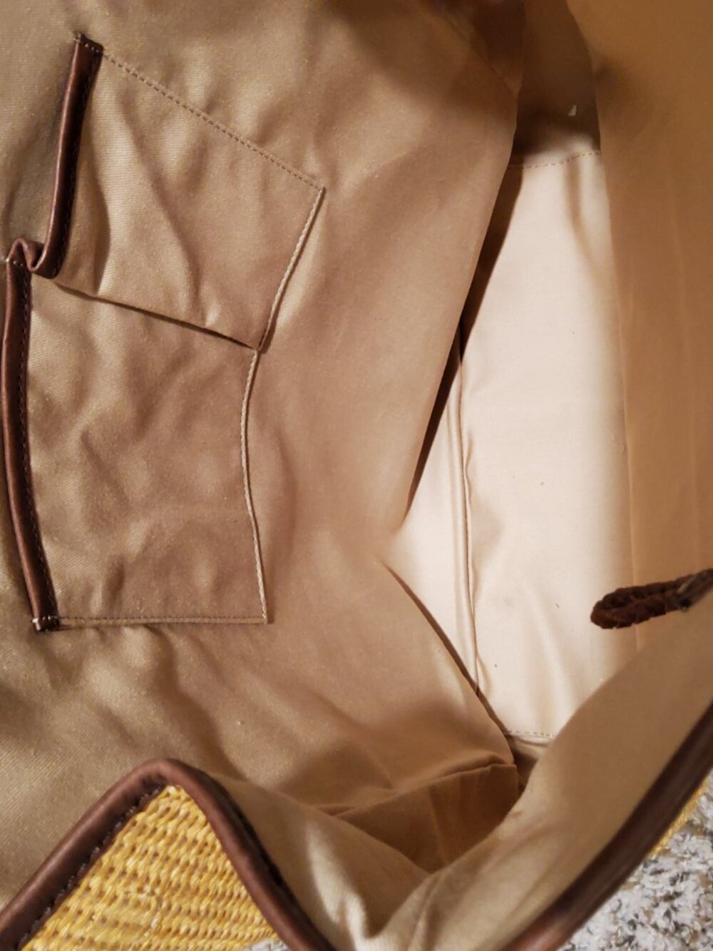 Eddie Bauer Straw Tote Bag - Picture 5 of 7